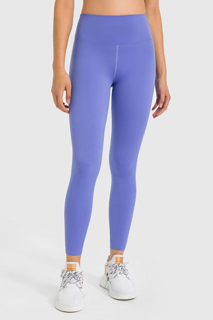 High Waist Ankle-Length Yoga Leggings.