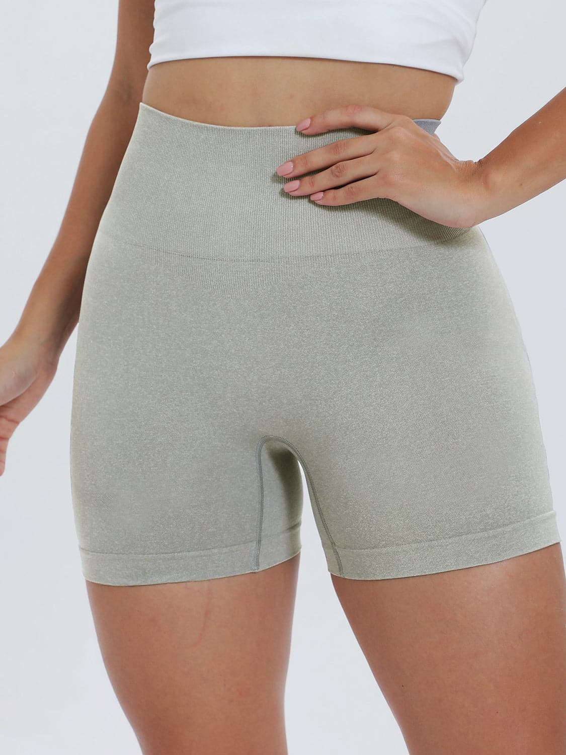 High Waist Active Shorts.