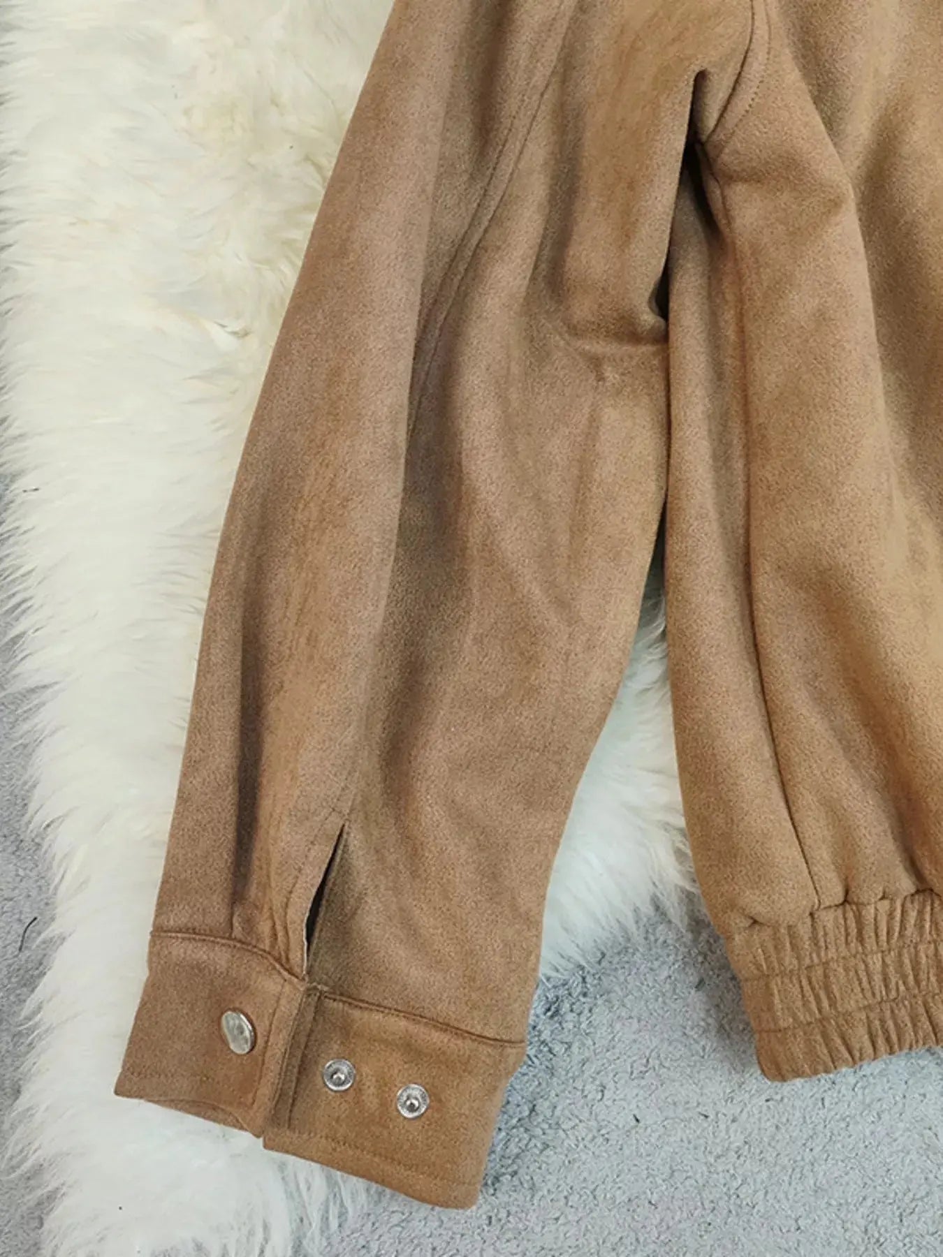 Zip Up Oversized Jacket Simply Love
