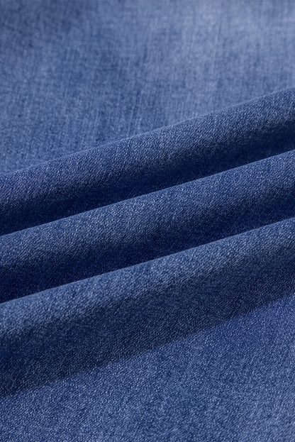 Dear-Lover Dropshipping Beau Blue Tailored Center Seam