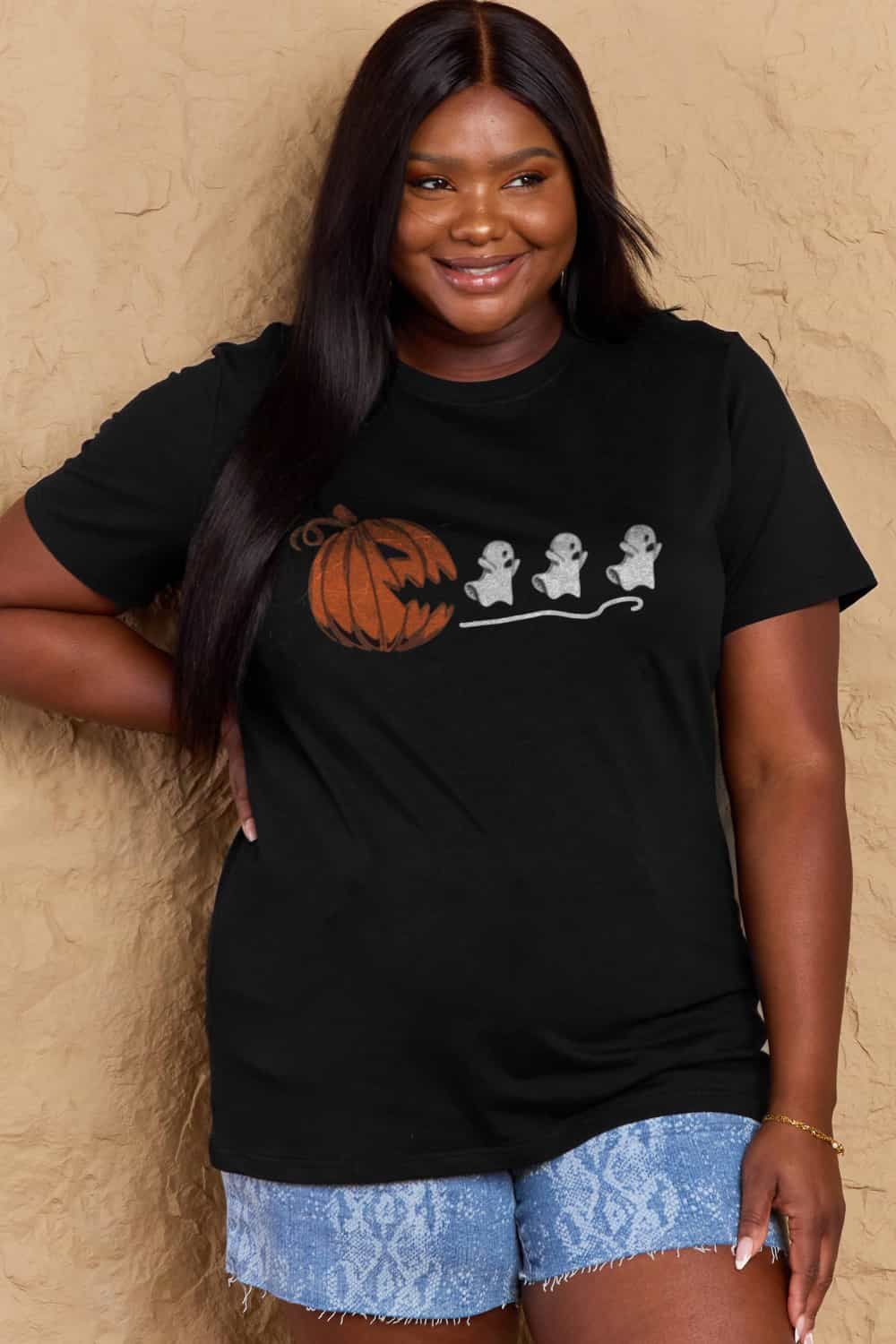 Spooktacular Halloween Jack-O'-Lantern Graphic Tee