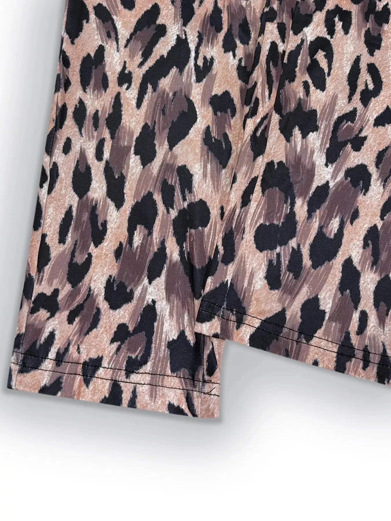 Leopard Print Top and Pants Set Simply Love