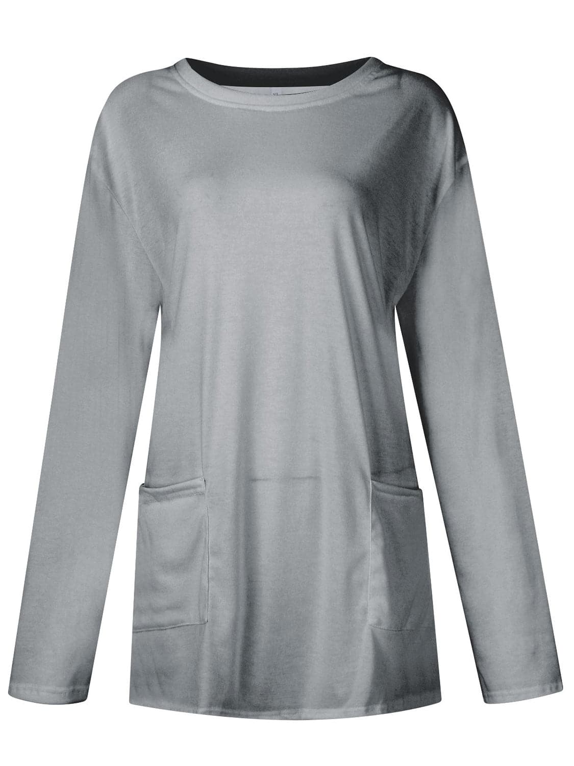 Cozy pocketed long sleeve tee