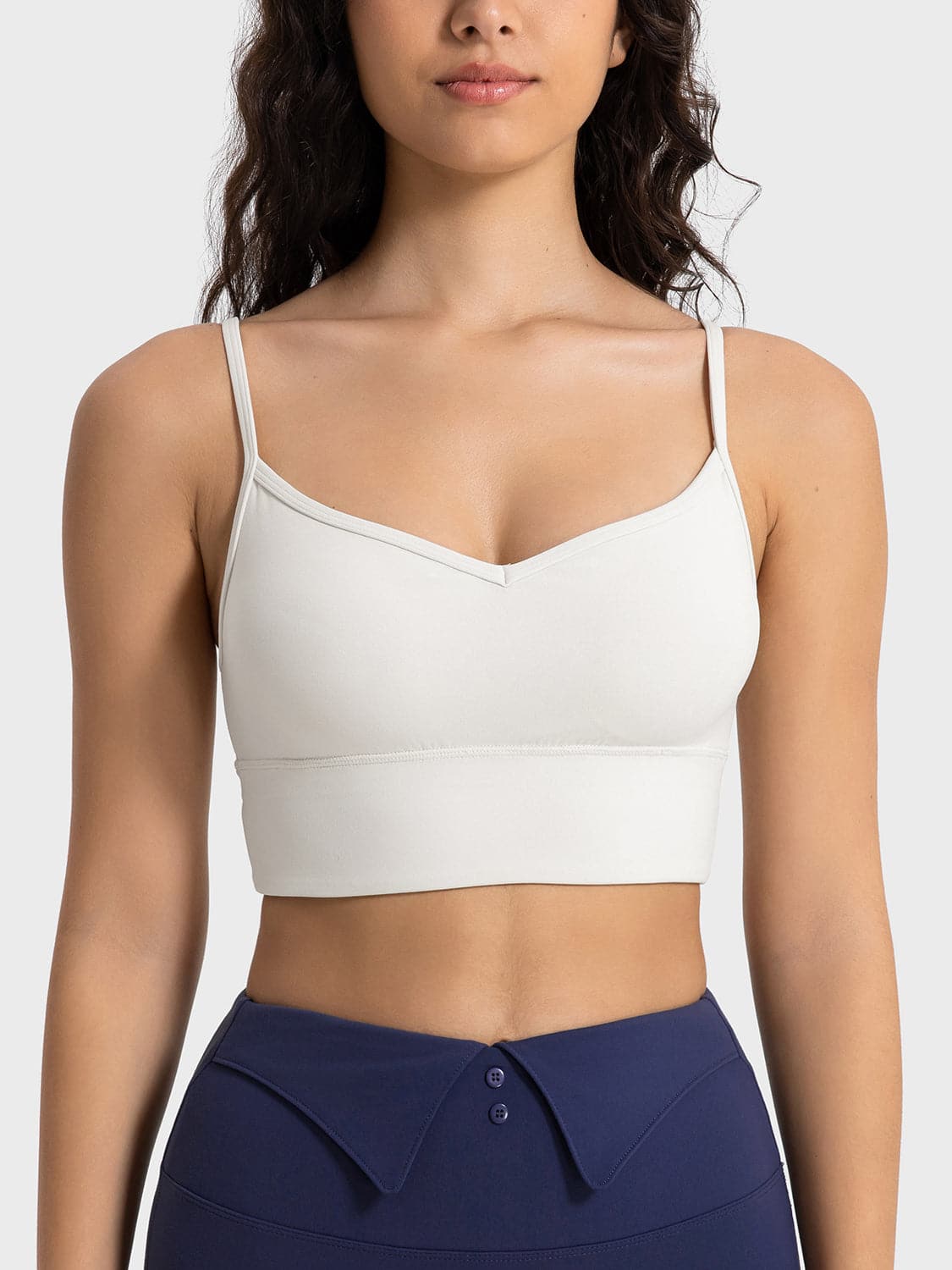 Spaghetti Strap Sport Bra.