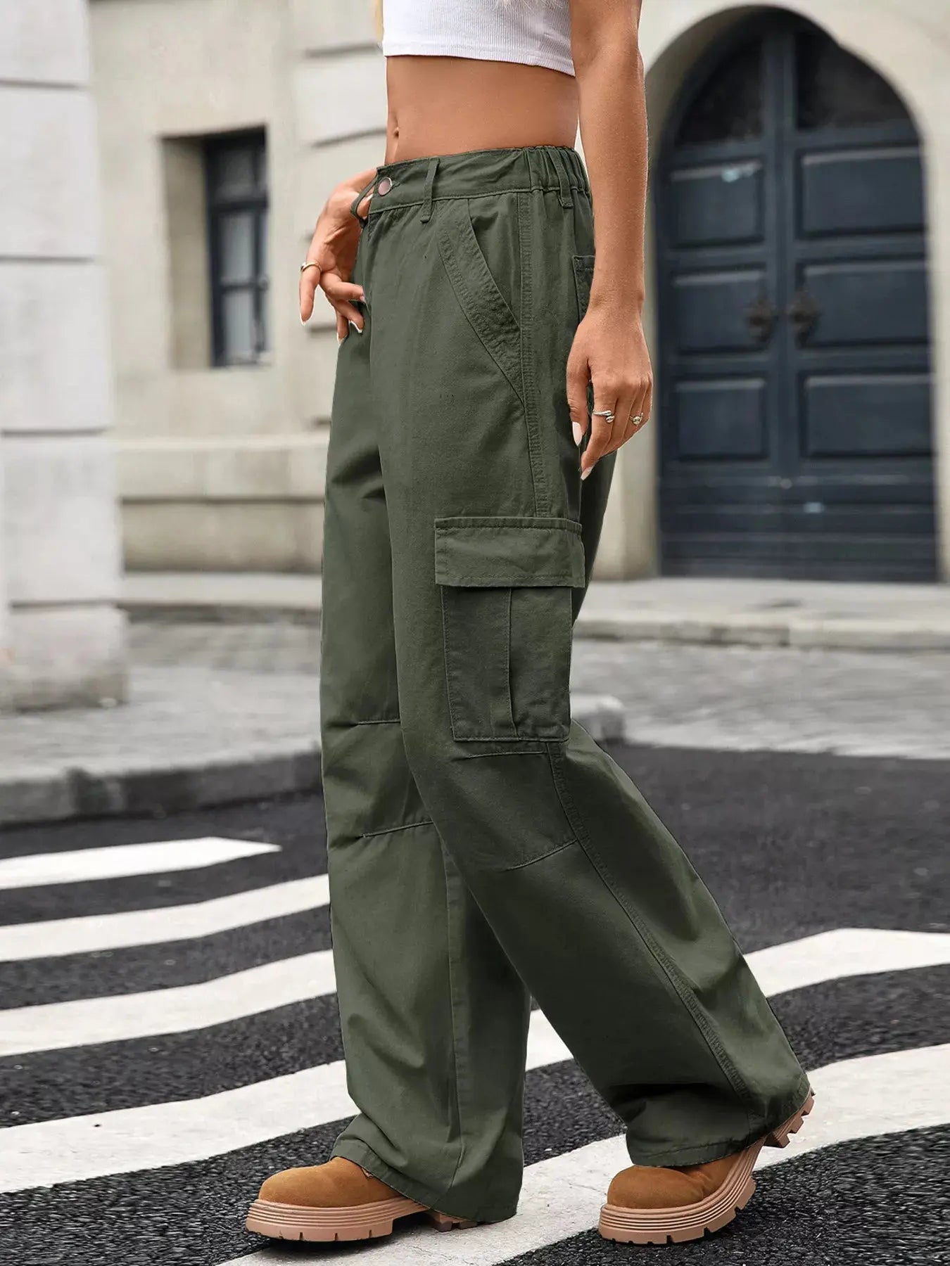 Relaxed Fit Cargo Jeans Simply Love