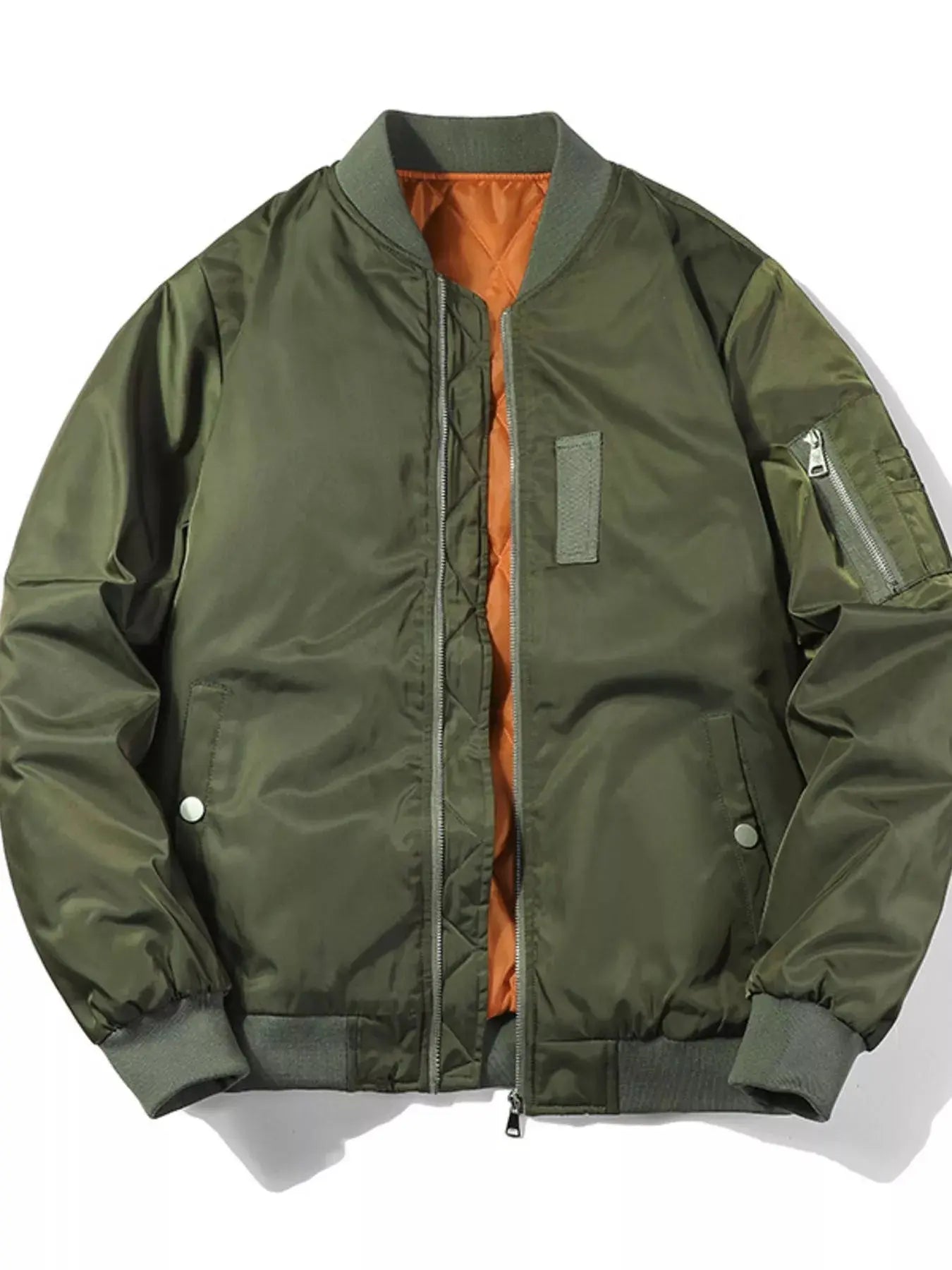 Men's Plus Size Lightweight Bomber Jacket Simply Love
