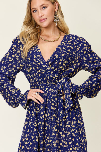 Double Take: Flounce Sleeve Dress
