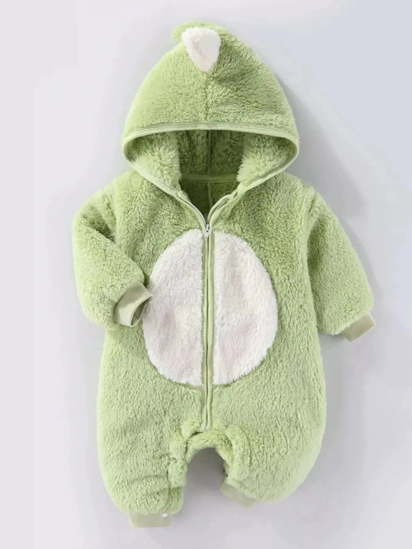 Children's Animal Plush Hooded One-Piece Jumpsuit Simply Love