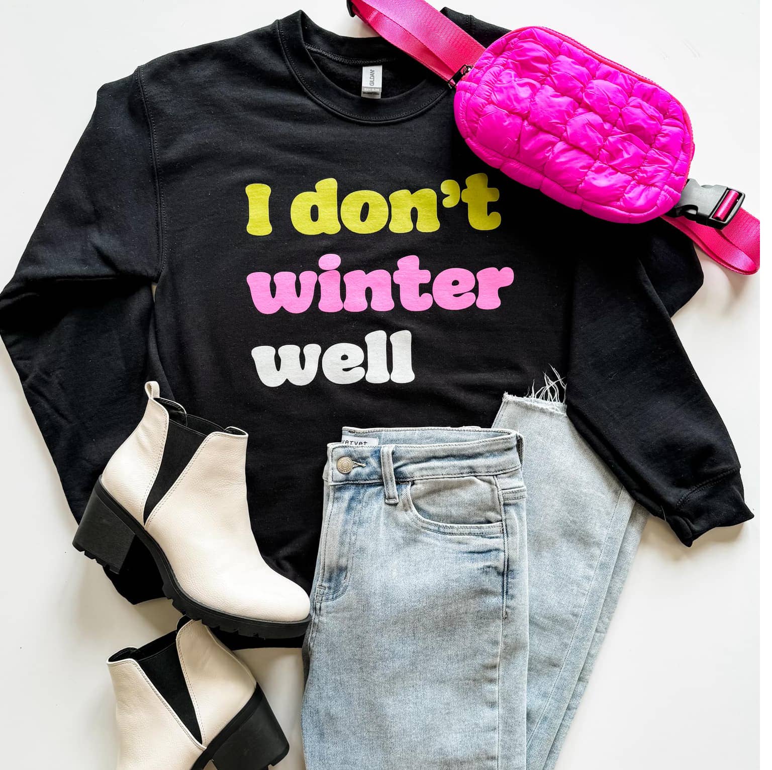 I Don't Winter Well Sweatshirt, Crewneck, Always Cold Coco’s Tee Boutique
