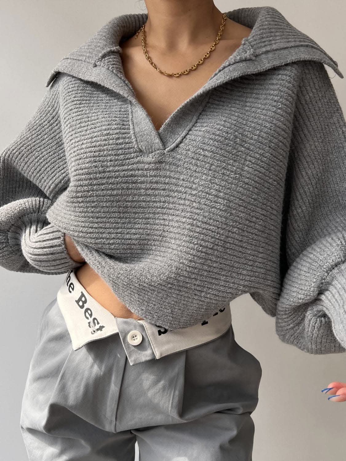 Johnny's cozy long sleeve sweater - Love Salve 