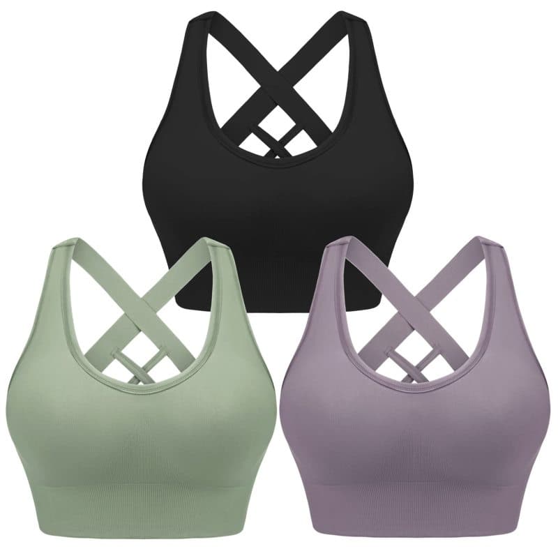 Women's nylon sports bra - year-round comfort