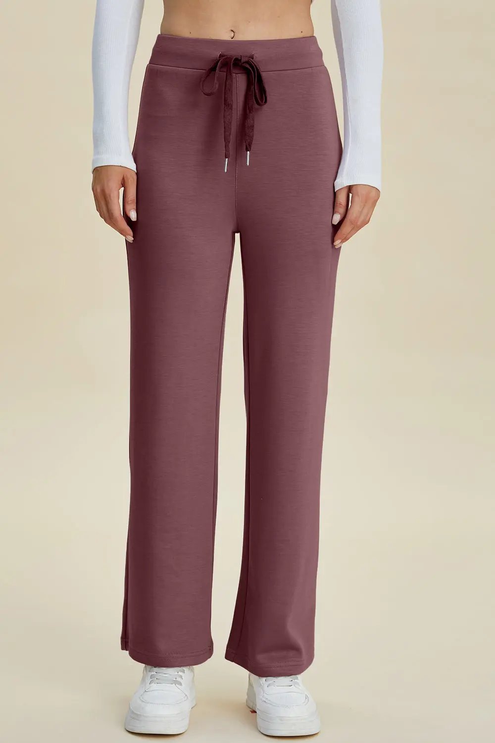 ShopBasicbae Wide Leg Scuba Pants - Love Salve