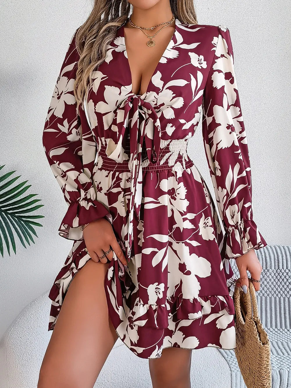 Simply Love: Ruffled Long Sleeve Dress