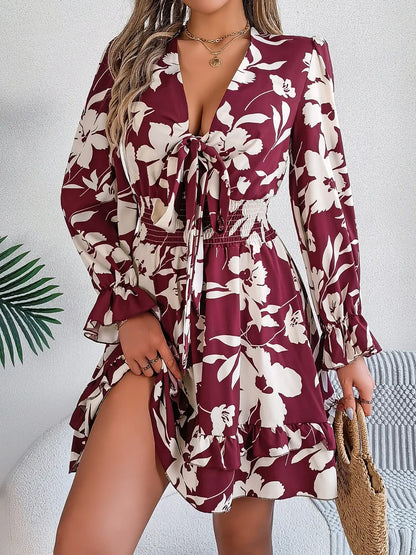 Simply Love: Ruffled Long Sleeve Dress