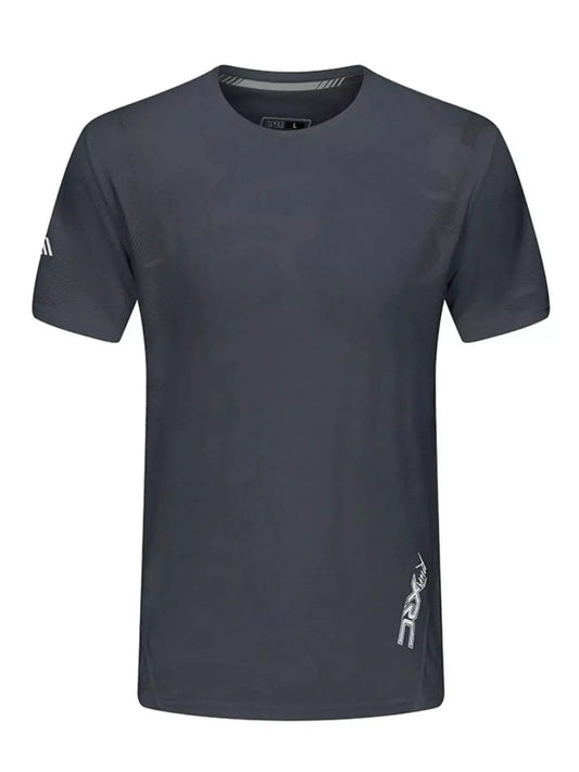 Men's Round Neck Short Sleeve Active T-Shirt Simply Love