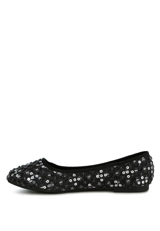 Sequin ballet flats by London Rag