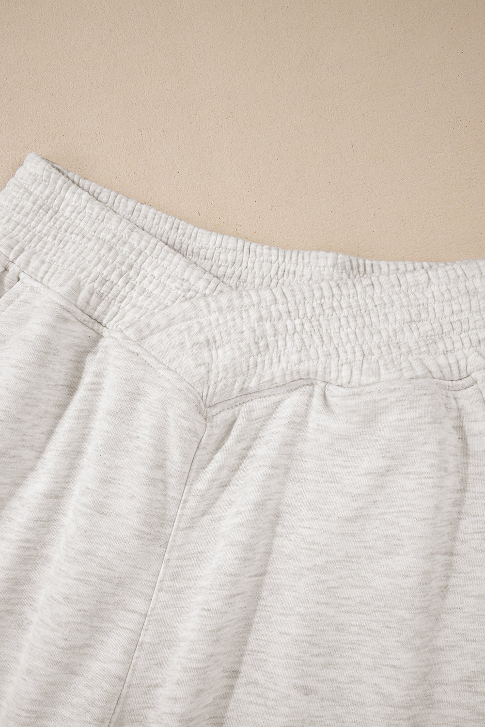 Light grey wide leg lounge pants