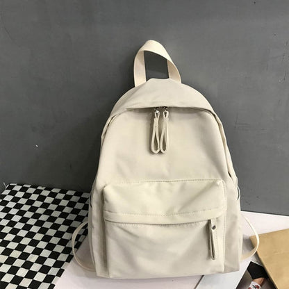 Stylish large cotton zip backpack for everyday adventures