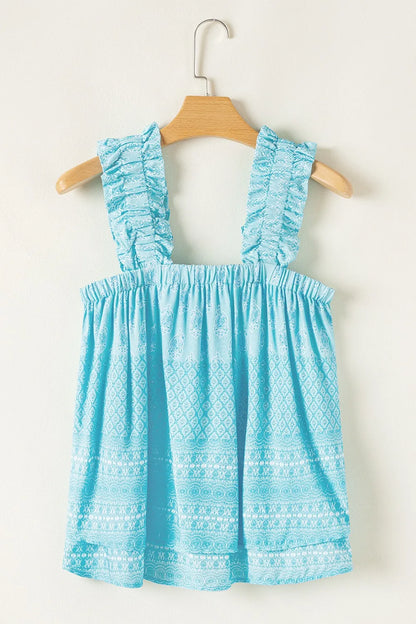 Simply Love: Ruffled Wide Strap Tank Top