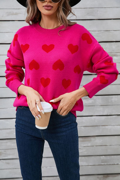 Heartfelt angel wings long sleeve sweater