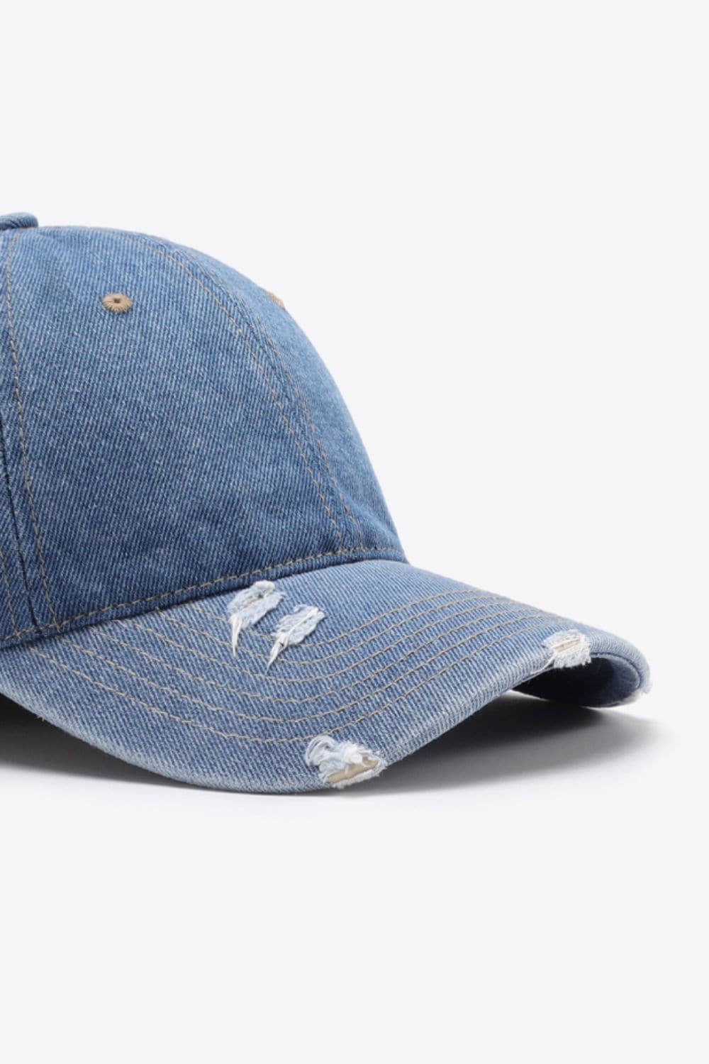 Distressed Adjustable Baseball Cap.