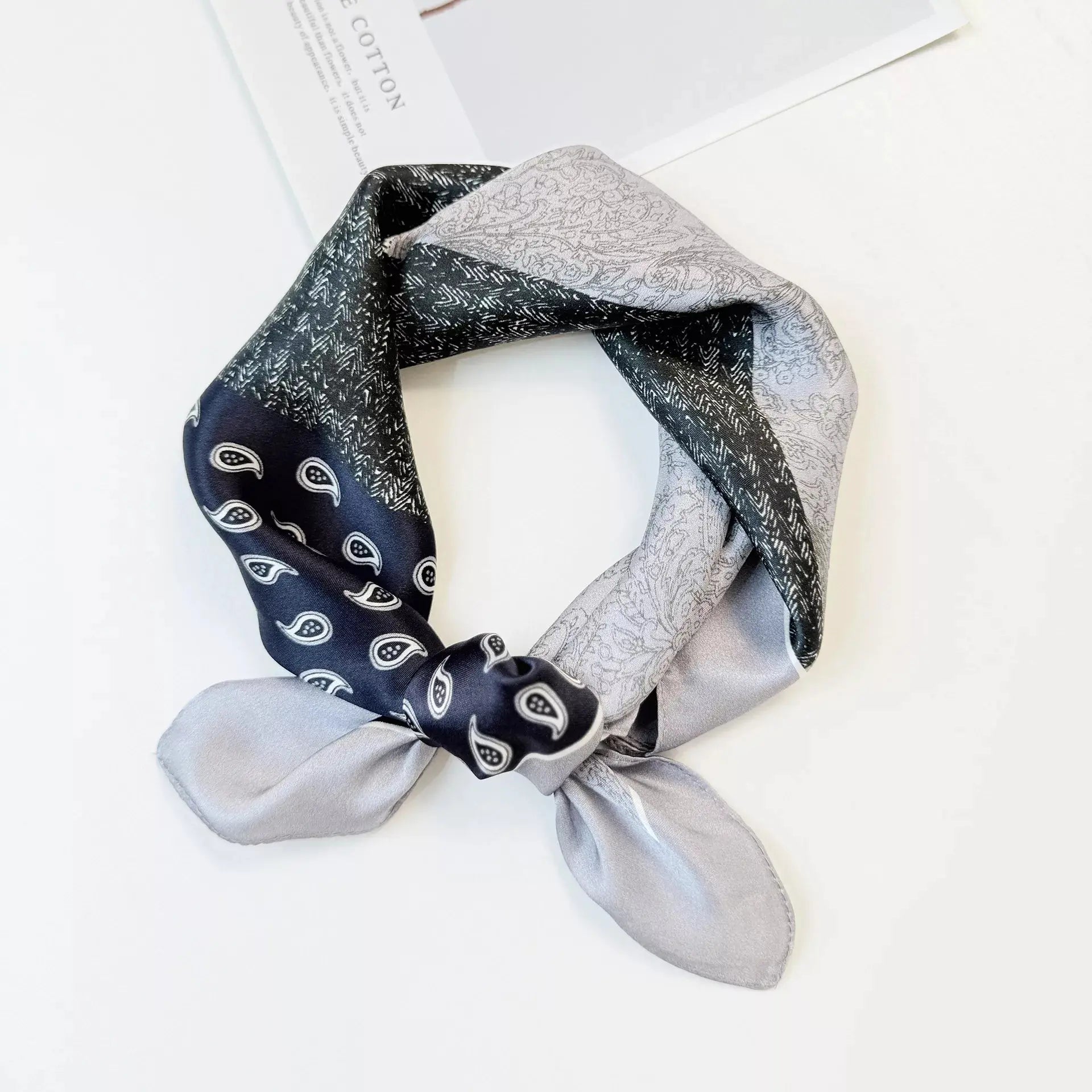 Printed Silk Square Scarf Simply Love