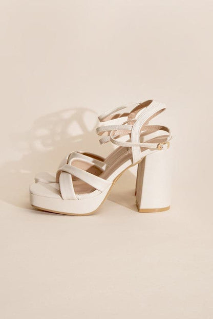 Stylish block heel sandals