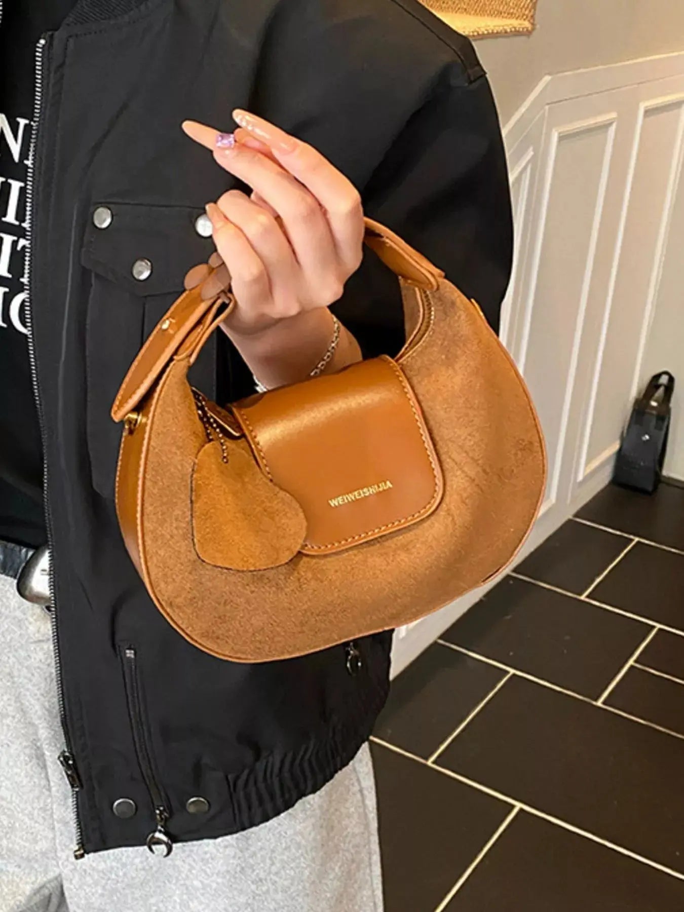 Top Handle Crossbody Bag Simply Love