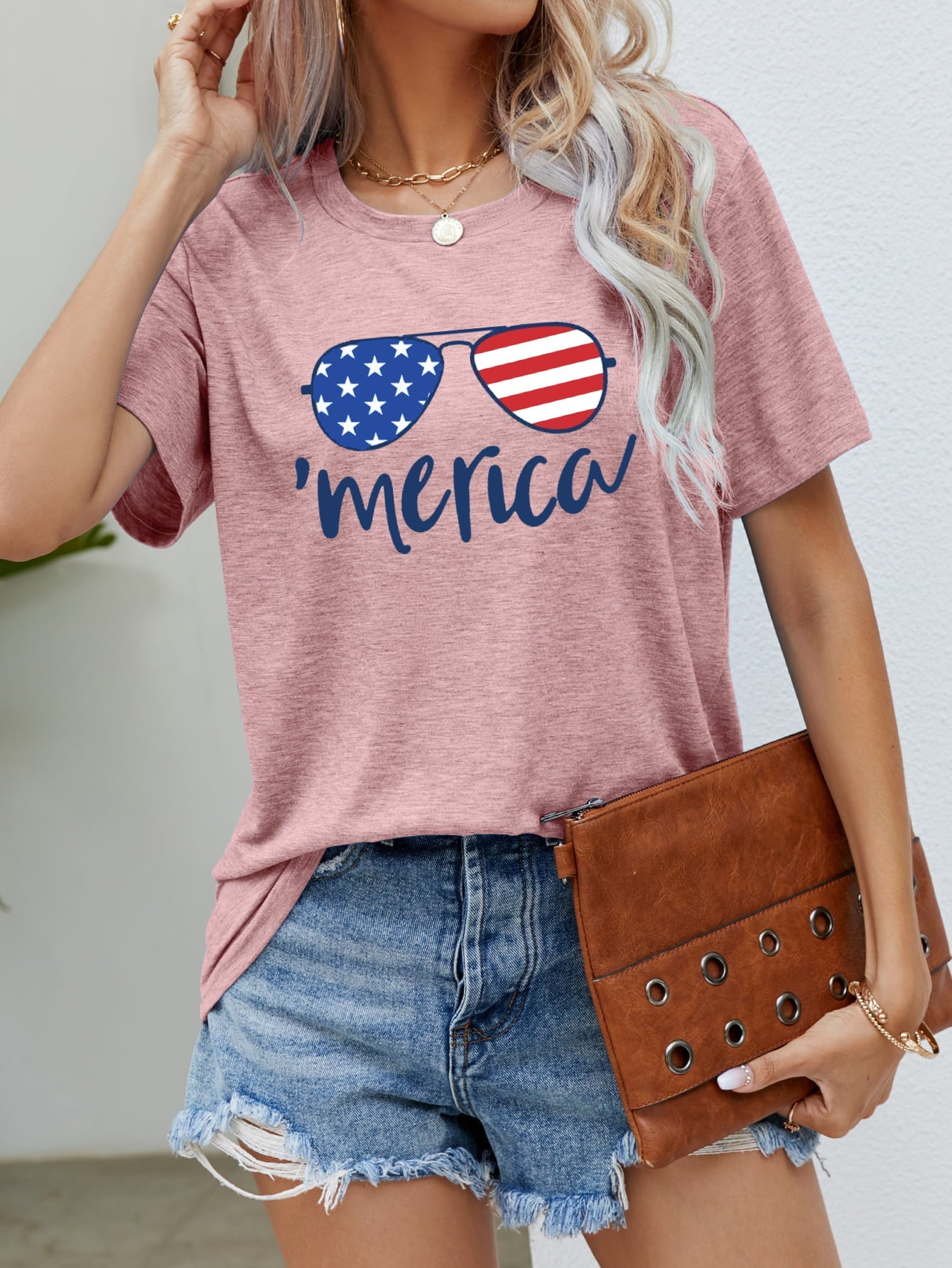 Simply Love: Patriotic Flag Tee