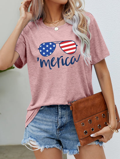 Simply Love: Patriotic Flag Tee
