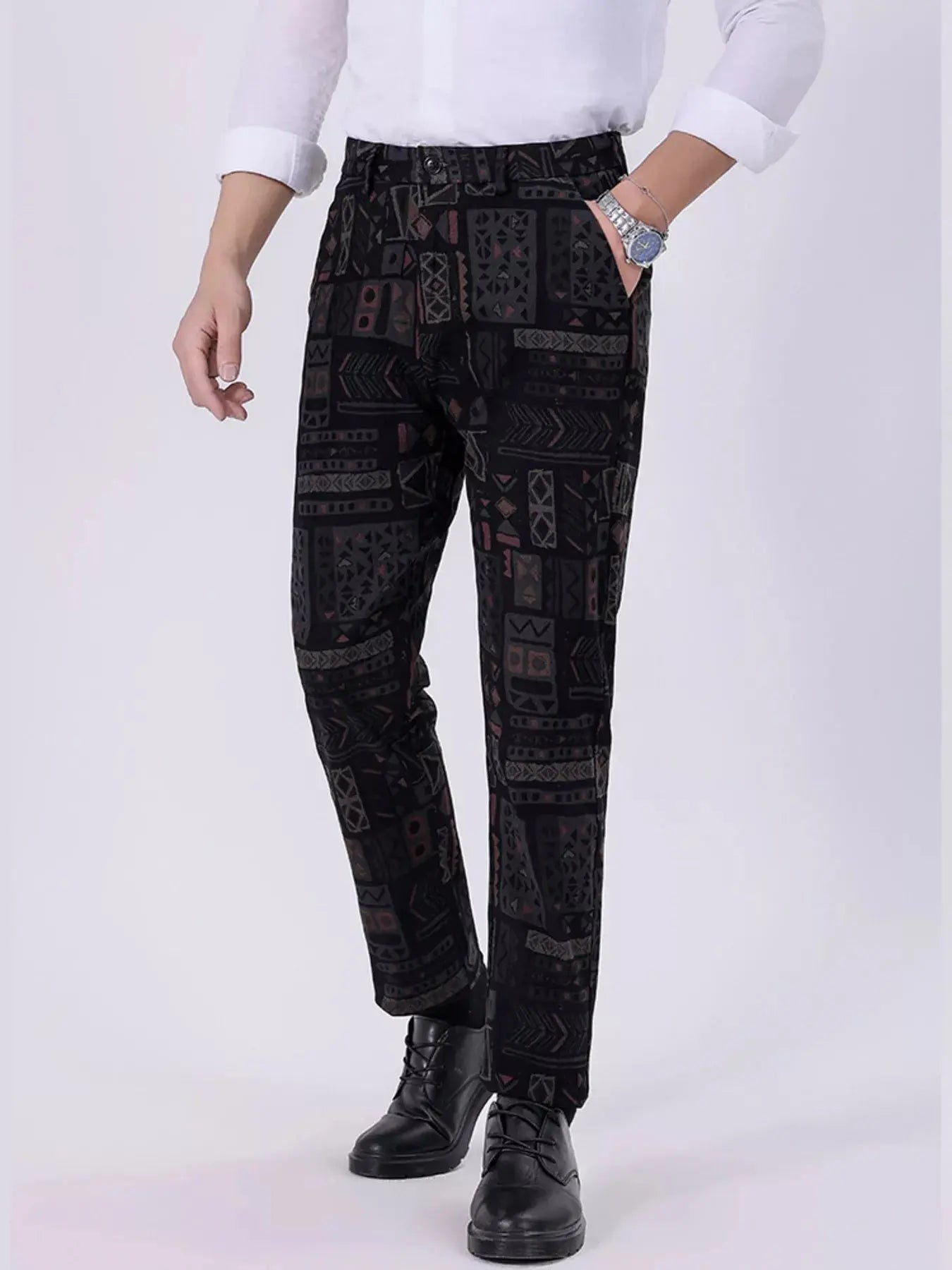 Men's Printed Casual Pants Simply Love