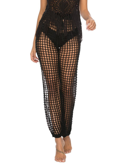 Cutout High Waist Swim Pants.