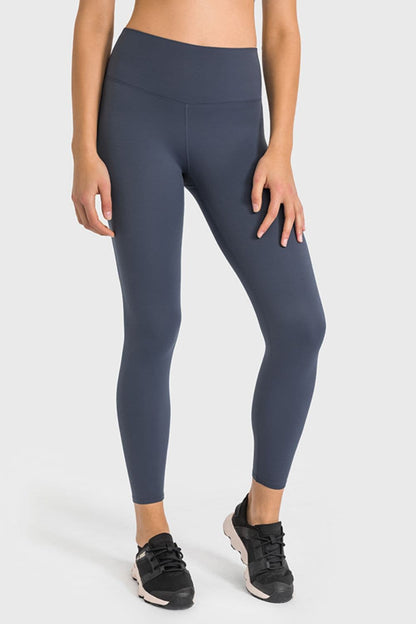 High Waist Ankle-Length Yoga Leggings.