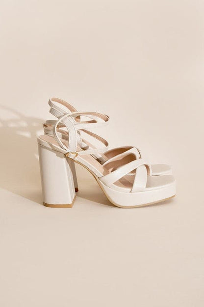 Stylish block heel sandals