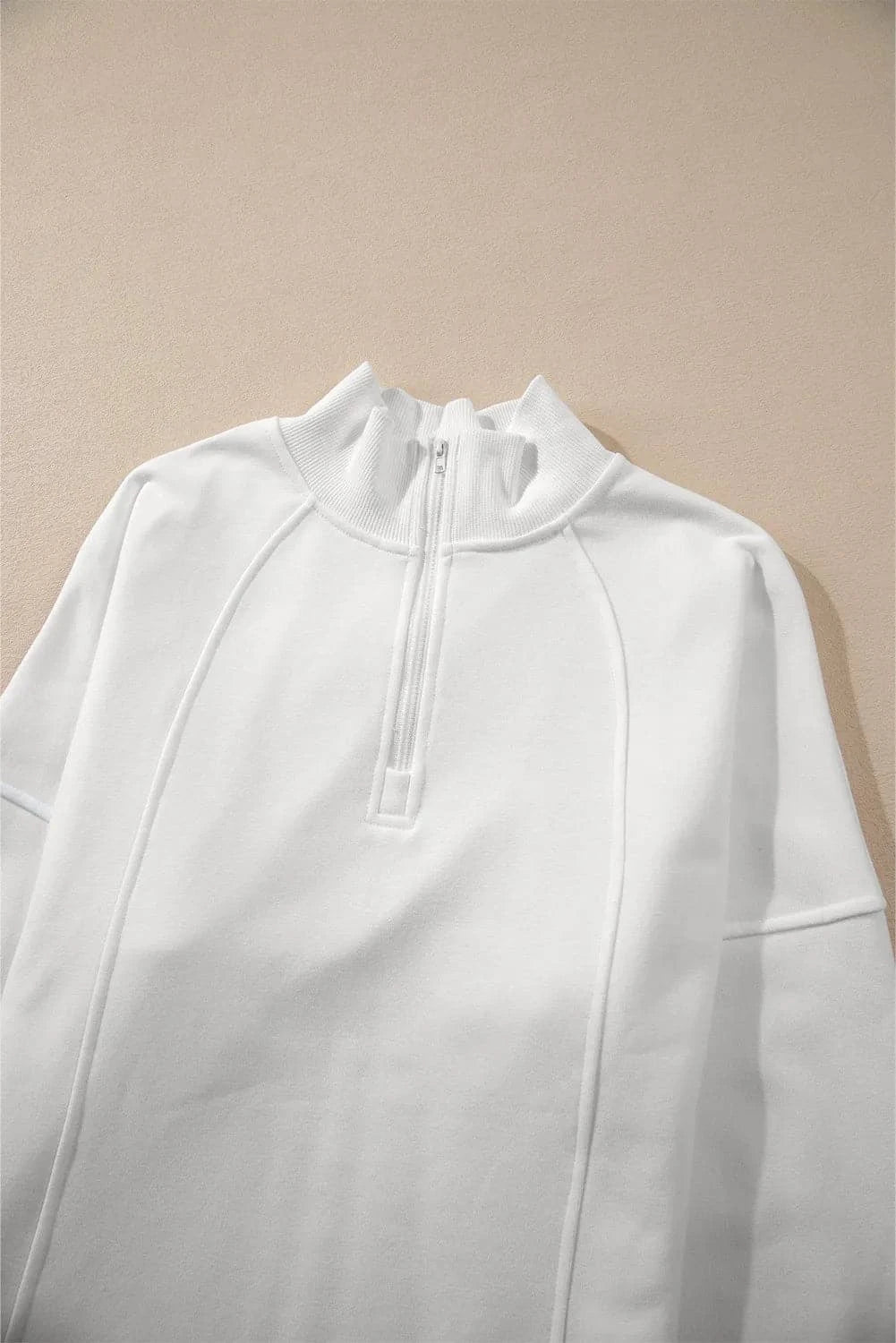 Cozy half-zip pullover sweatshirt for all-day comfort