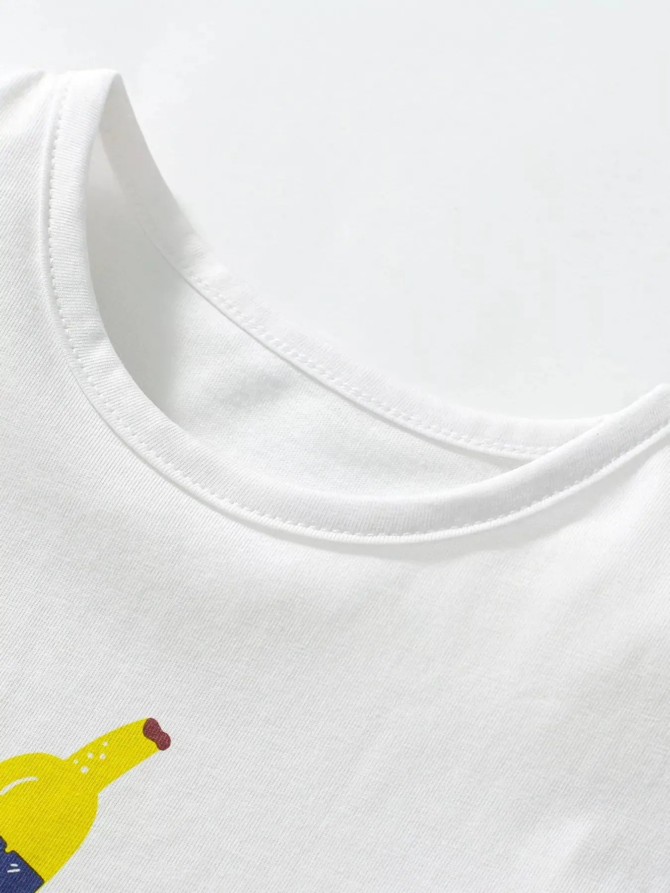 Children's Cute Cartoon Graphic Short Sleeve T-Shirt Simply Love