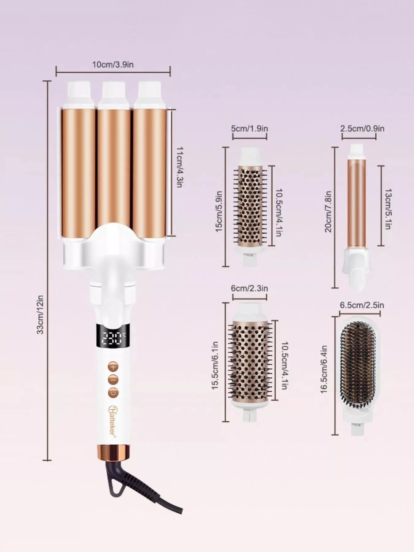 Fast Heating Curling Iron Set Simply Love