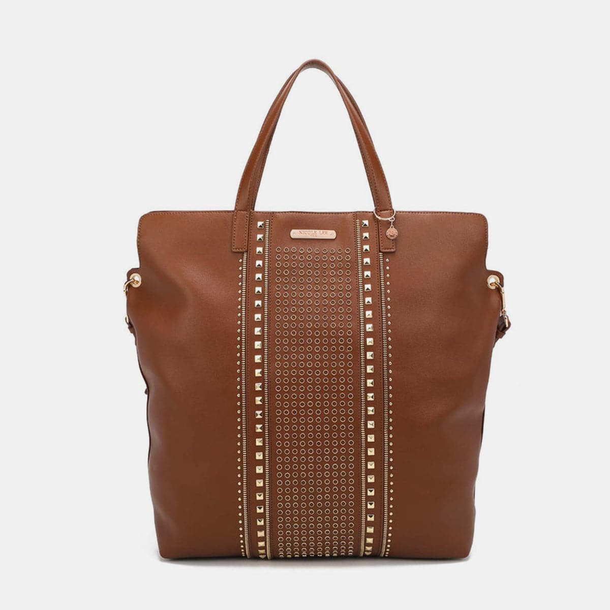 Nicole Lee USA Studded Large Tote Bag.