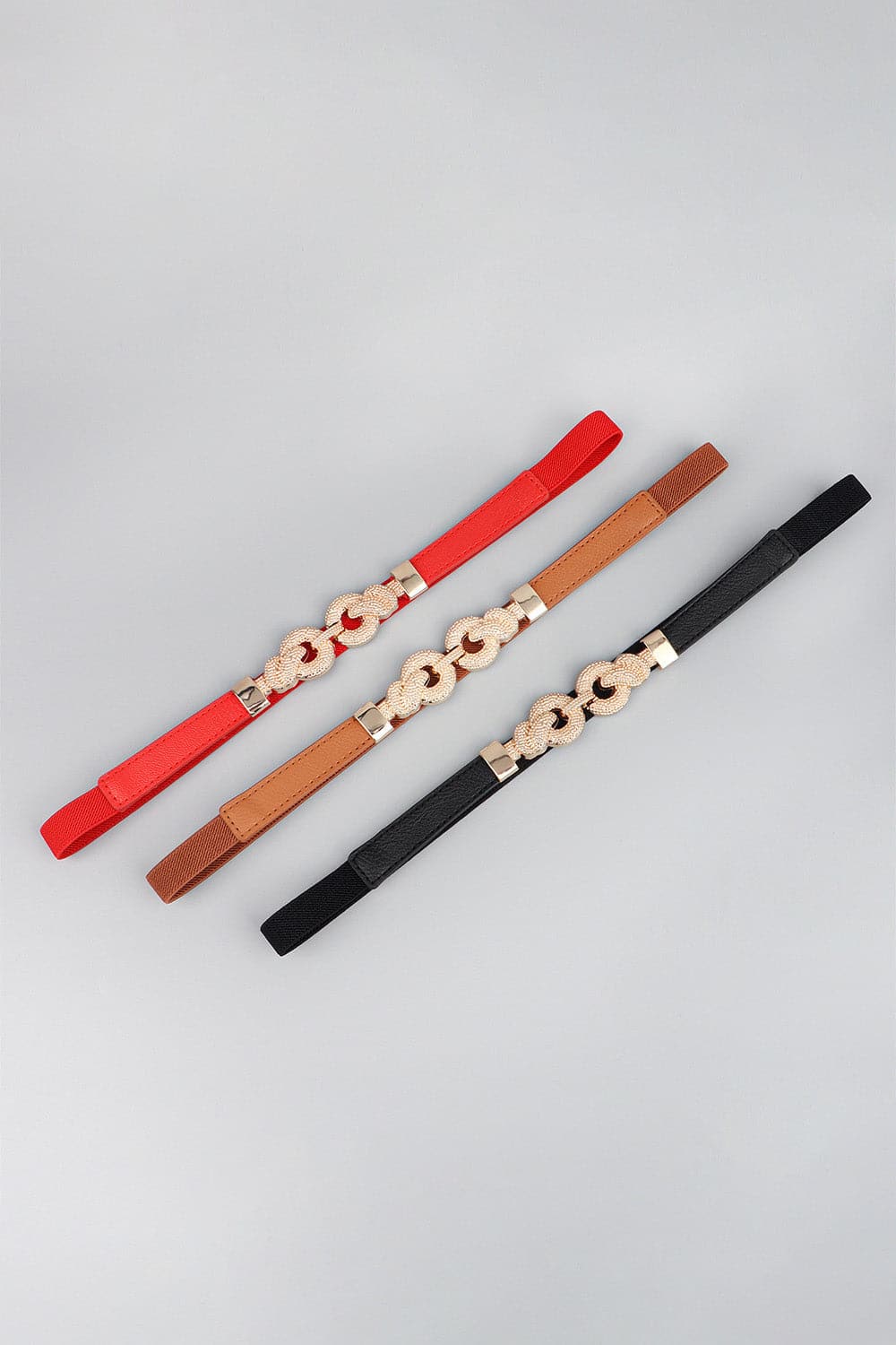 Zinc Alloy Buckle PU Leather Belt.