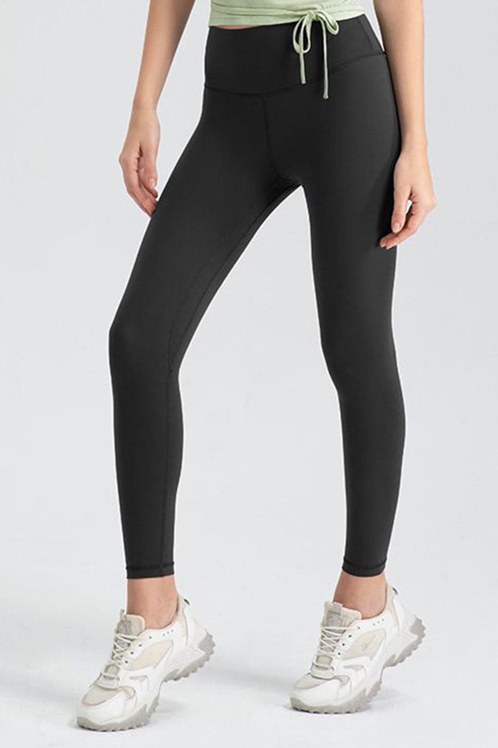 Wide Waistband Slim Fit Active Leggings.