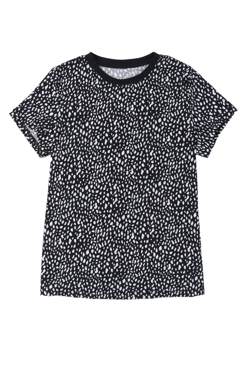 Apricot Cheetah Print Casual Crew Neck T Shirt - Product image 29 T Shirts by Divine Design4U