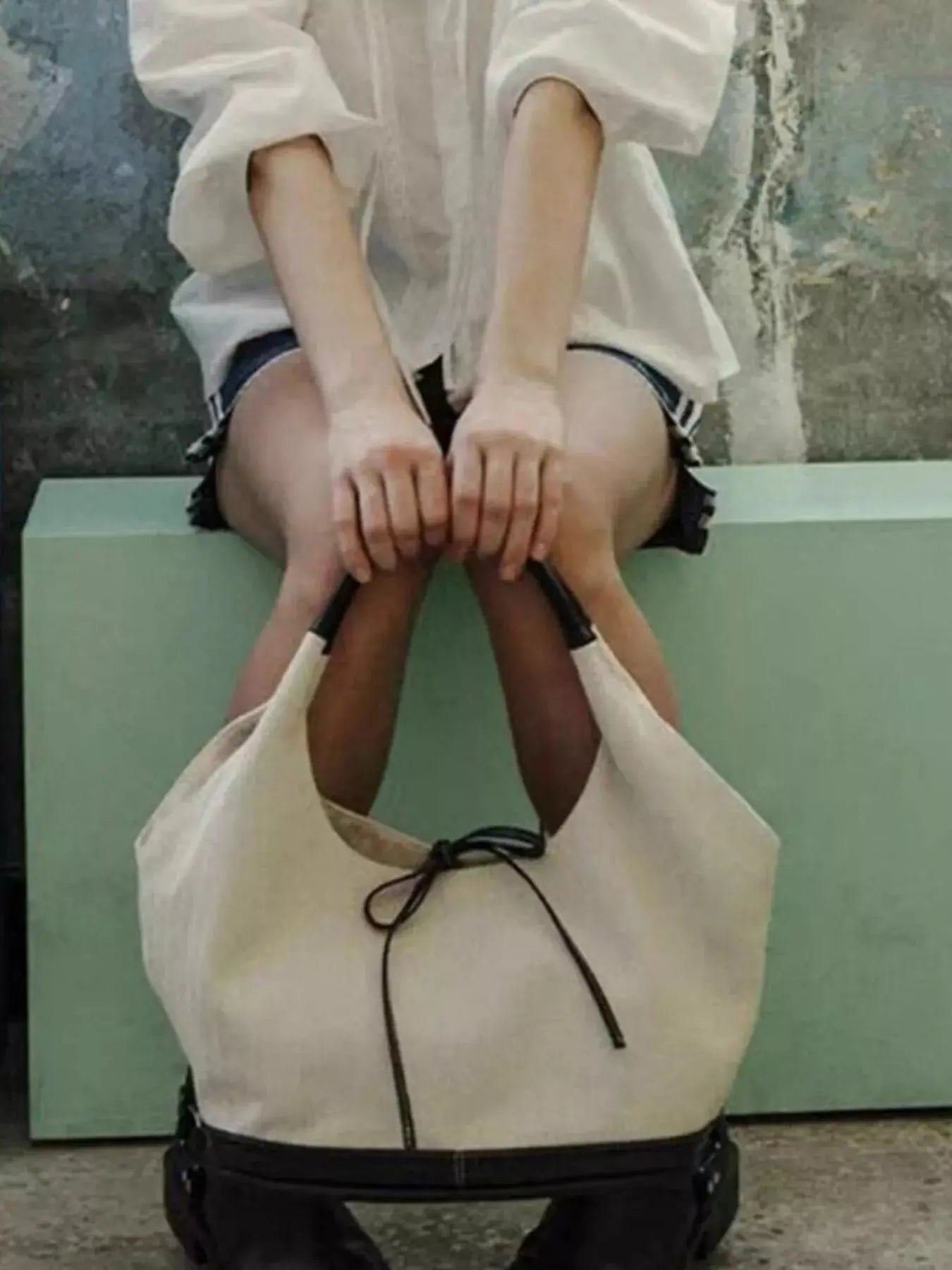Tie Detail Shoulder Bag Simply Love