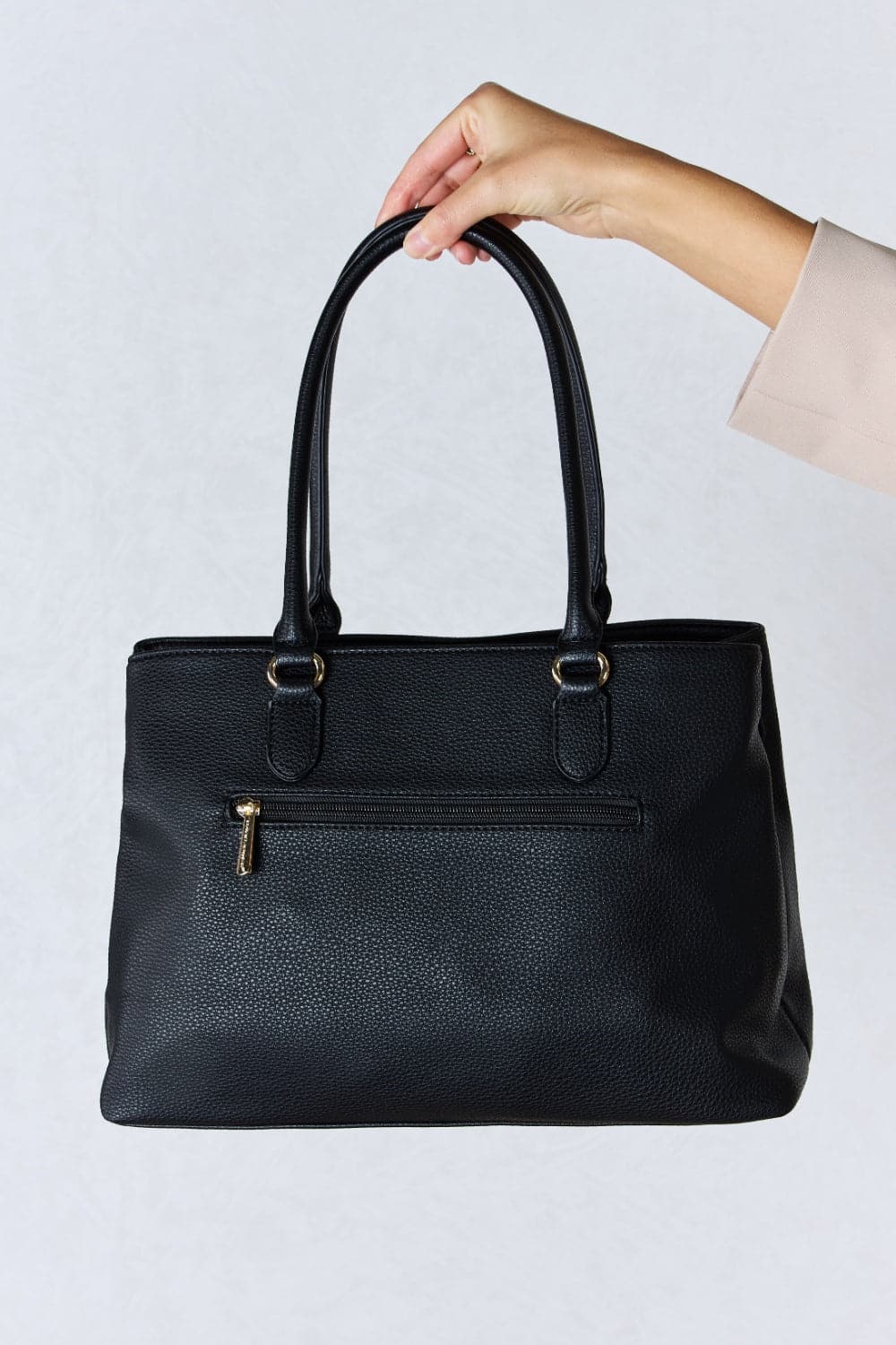 David Jones Structured Leather Handbag.