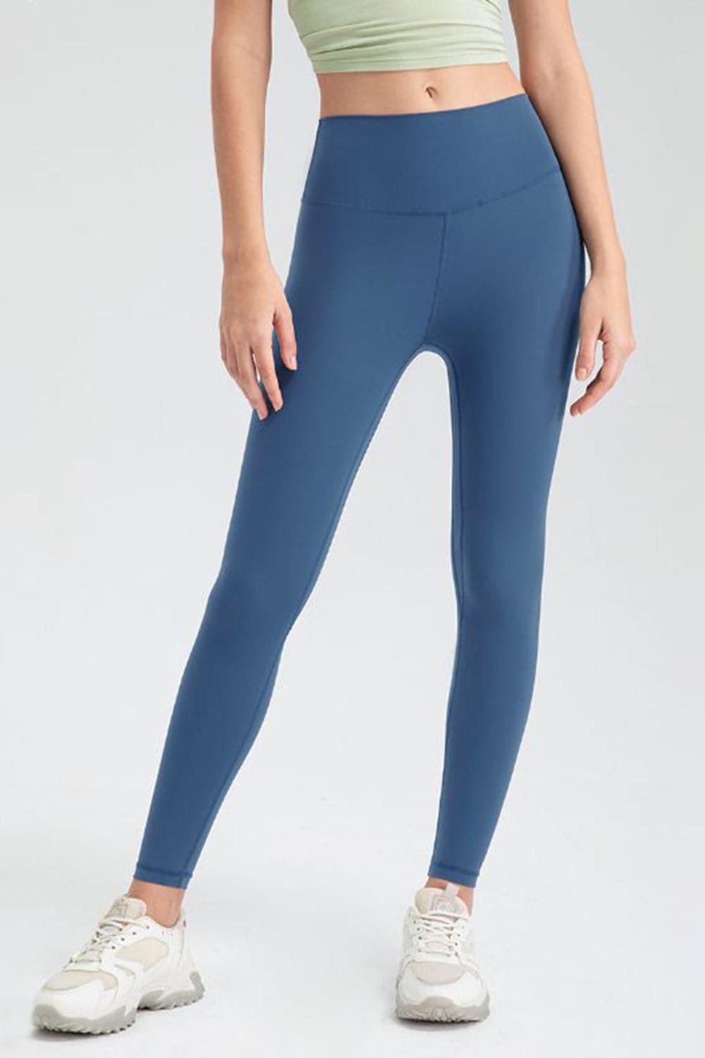 Wide Waistband Slim Fit Active Leggings.