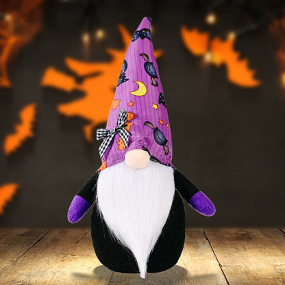 Whimsical pointed hat gnome decoration