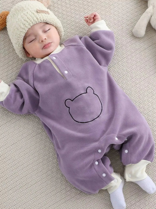 Children's Cute Bear Long Sleeve One-Piece Simply Love