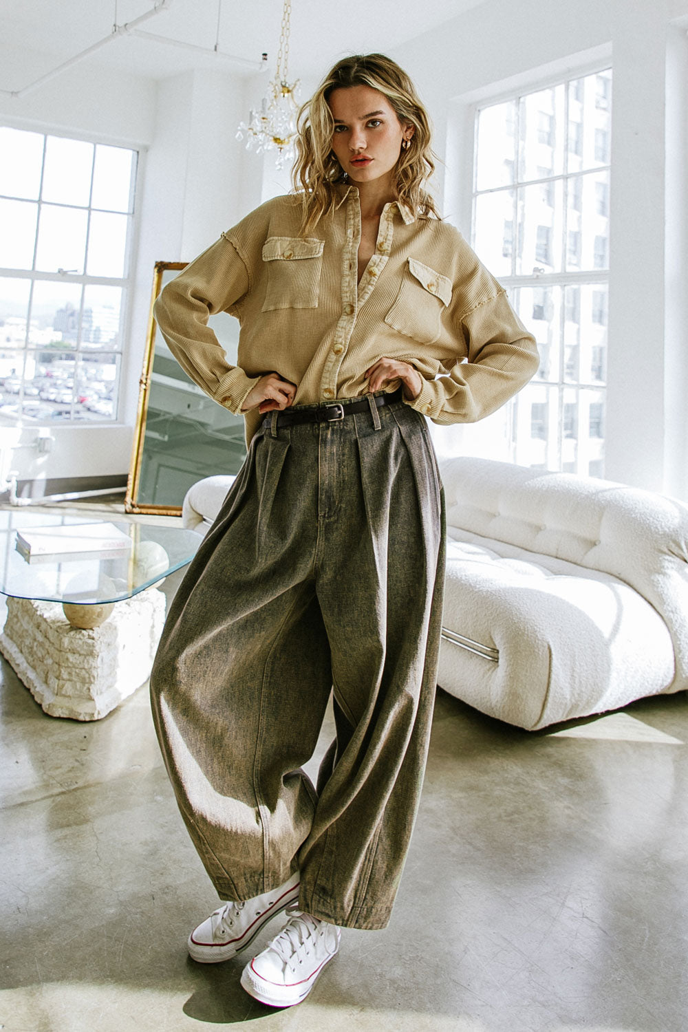 STUCK IN YOUR WAYS DENIM PANTS Flying Tomato