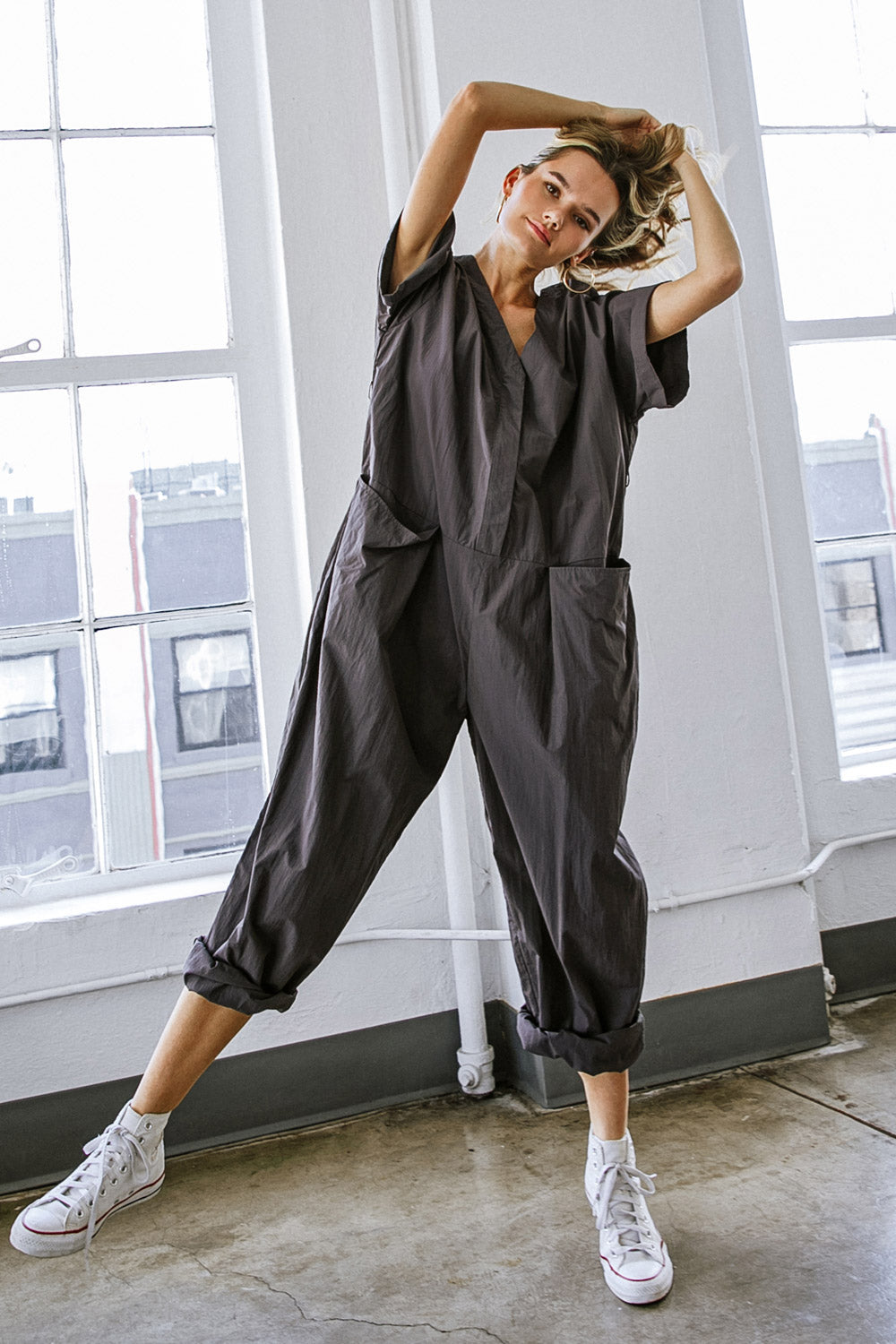 SAY IT AGAIN WOVEN JUMPSUIT Flying Tomato