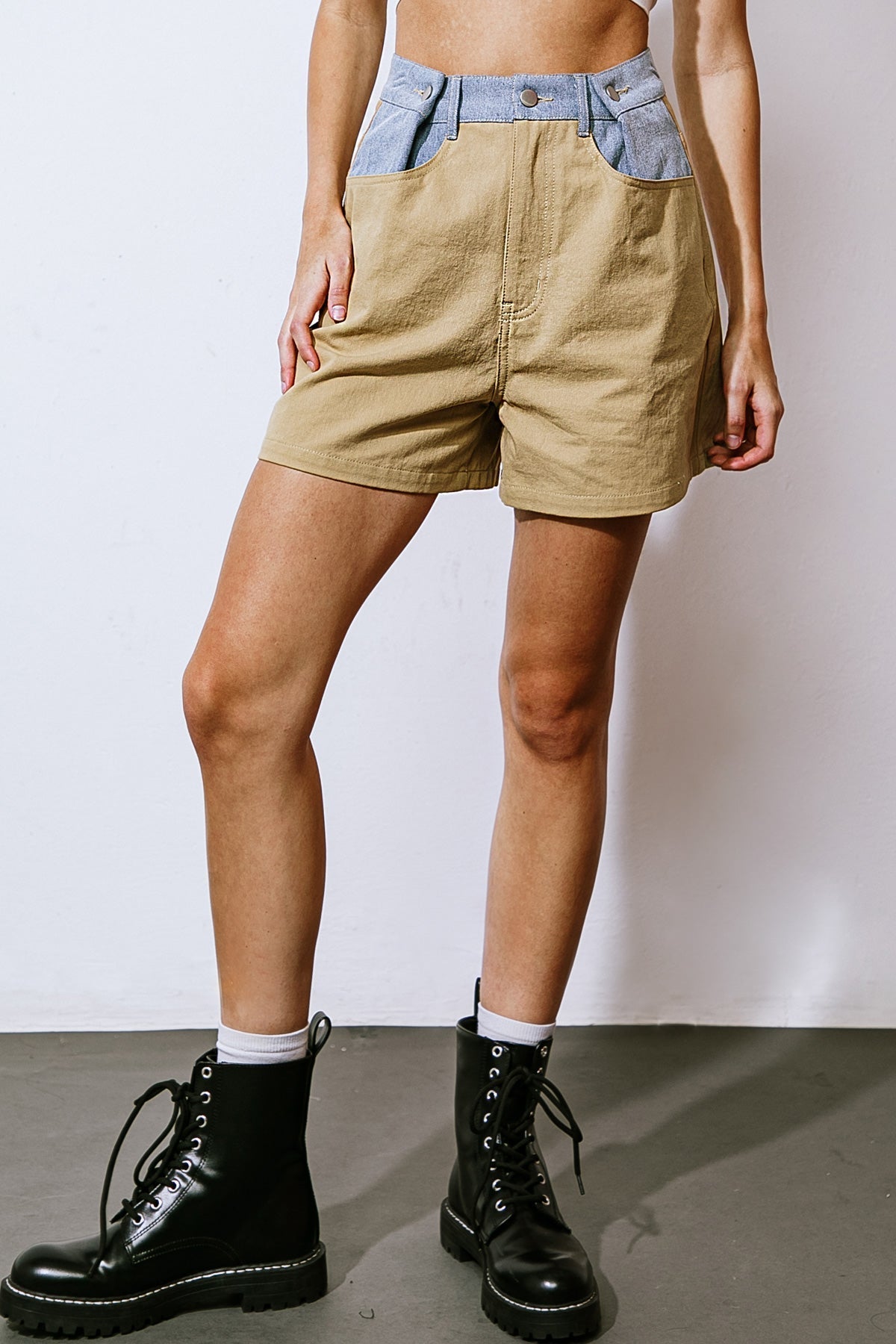 MAJOR MOOD DENIM TWILL SHORTS Flying Tomato