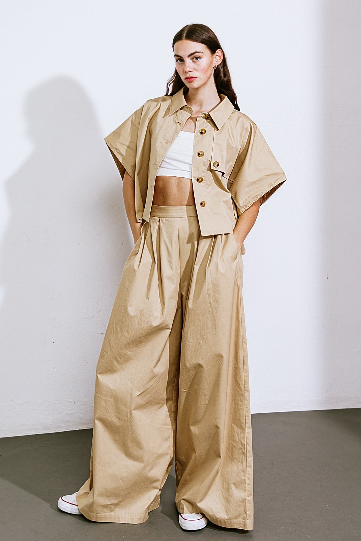 IT'S PERFECT TIMING WOVEN PANTS Flying Tomato